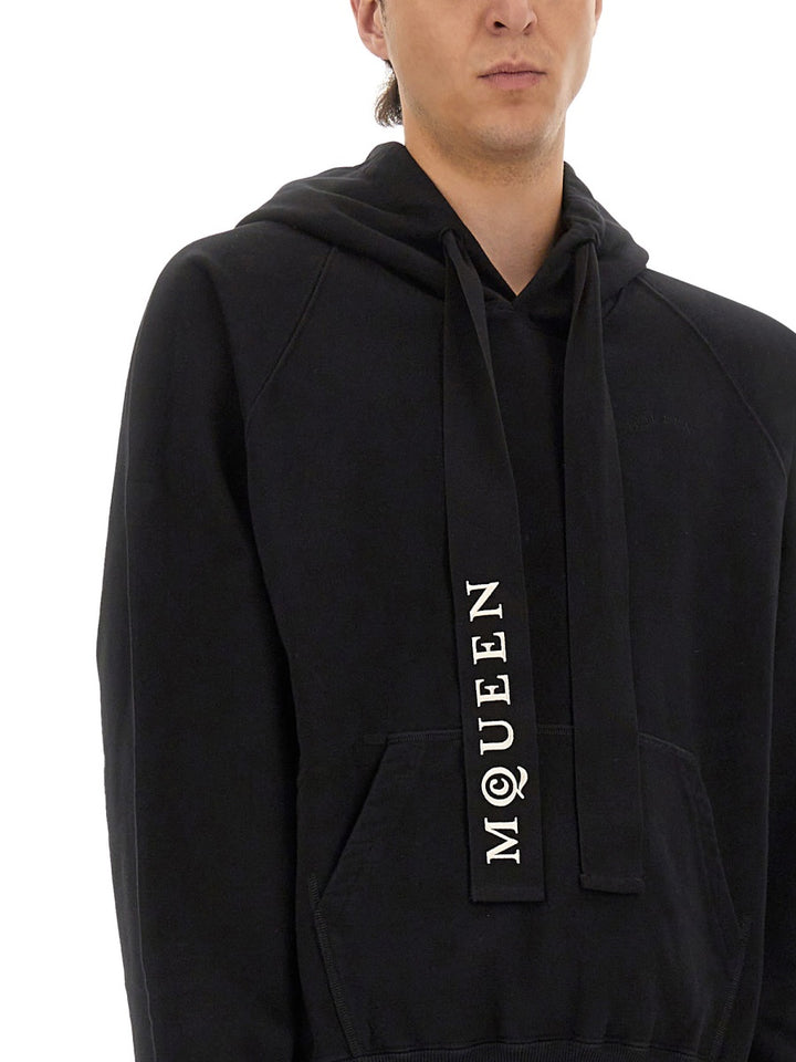 Alexander McQueen Sweatshirts - Black | Wanan Luxury
