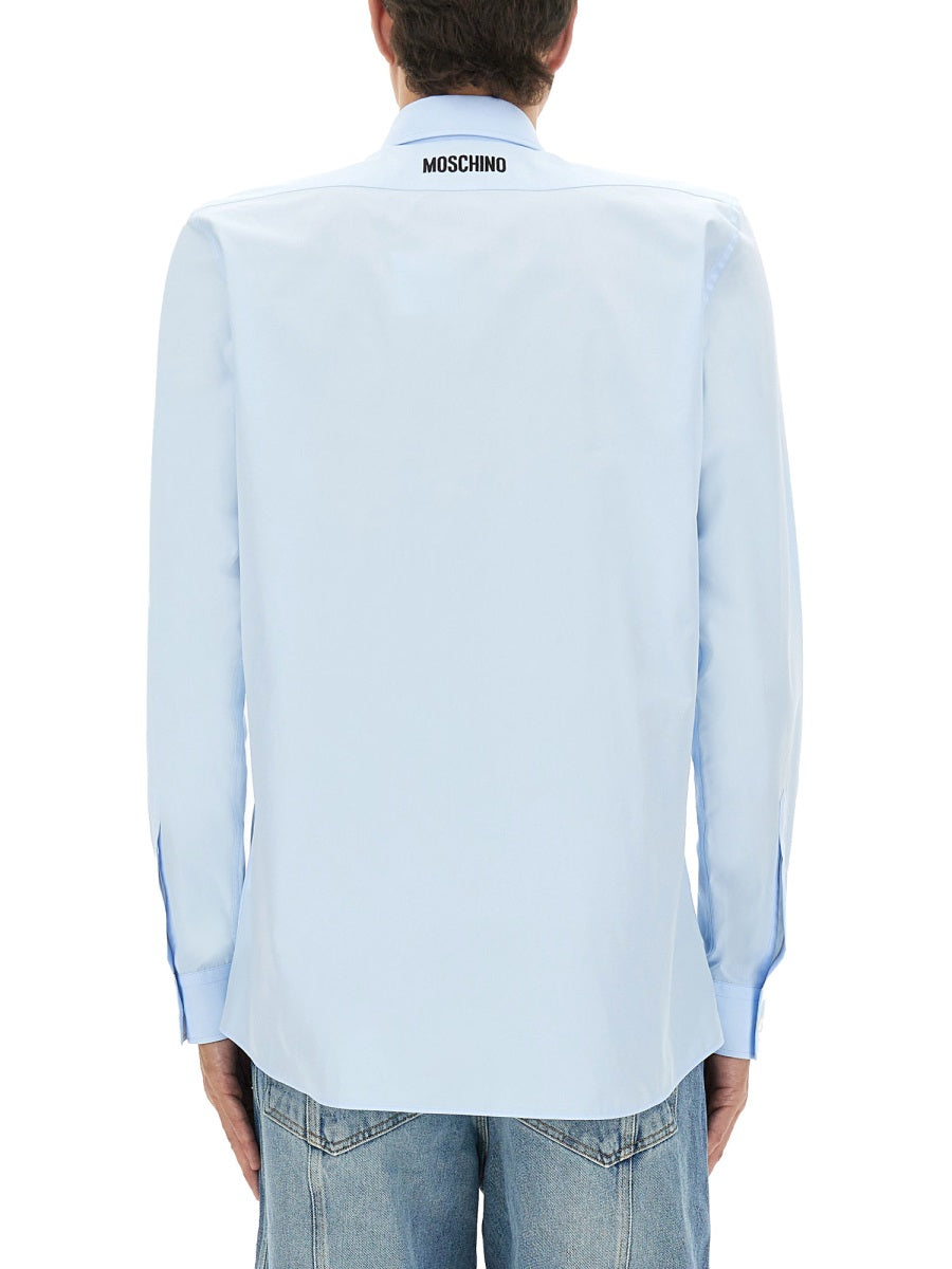 Moschino Shirts - White, Light Blue | Wanan Luxury