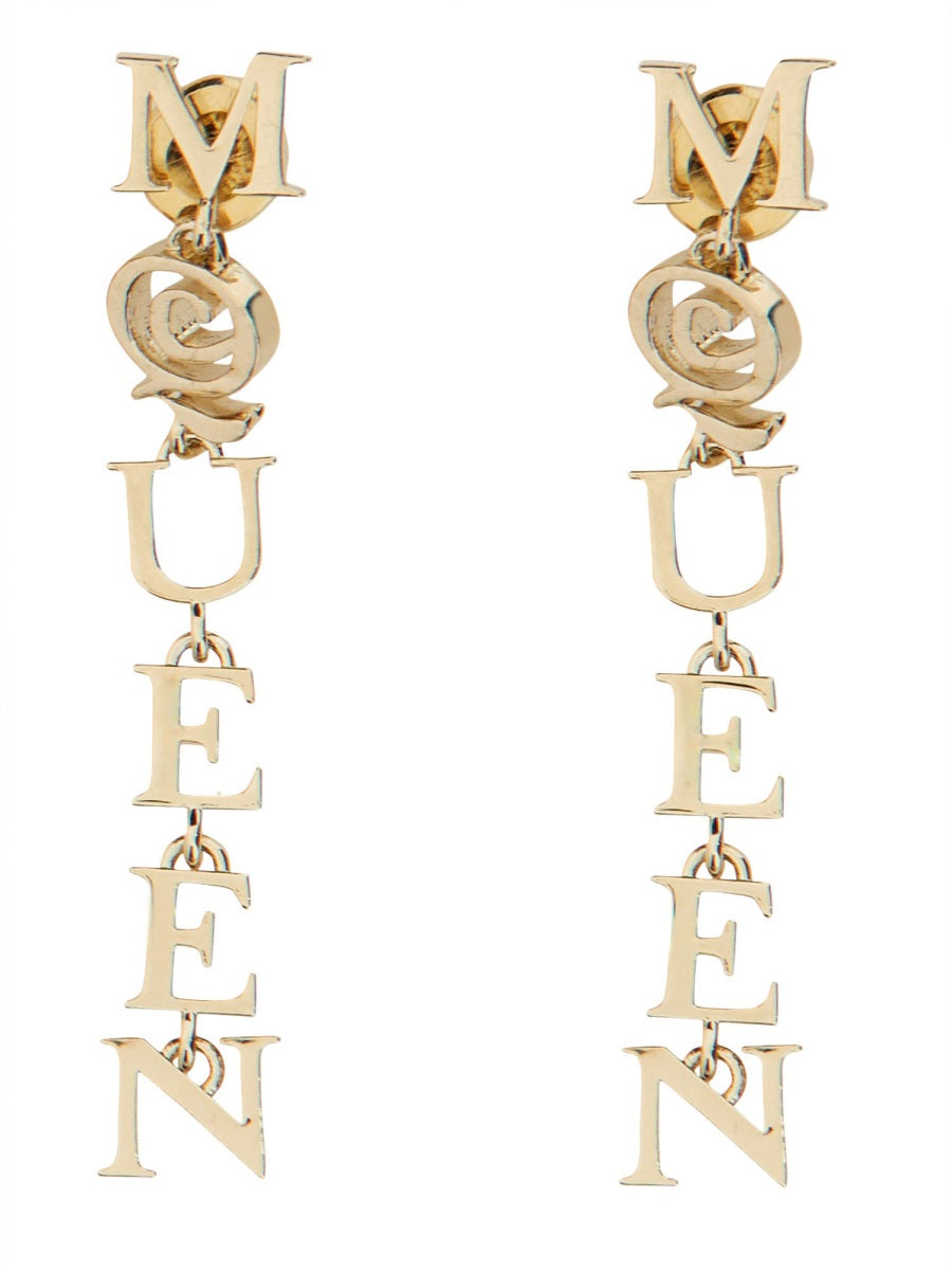 Alexander McQueen Earrings - Gold | Wanan Luxury