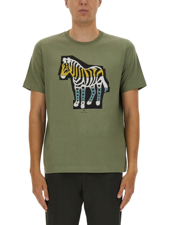 "Zebra Cutout" T-Shirt