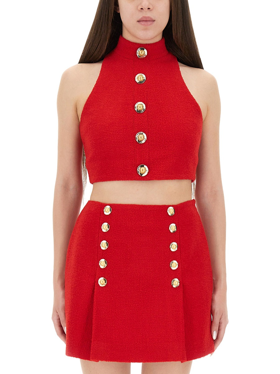 Balmain Tops - Red | Wanan Luxury