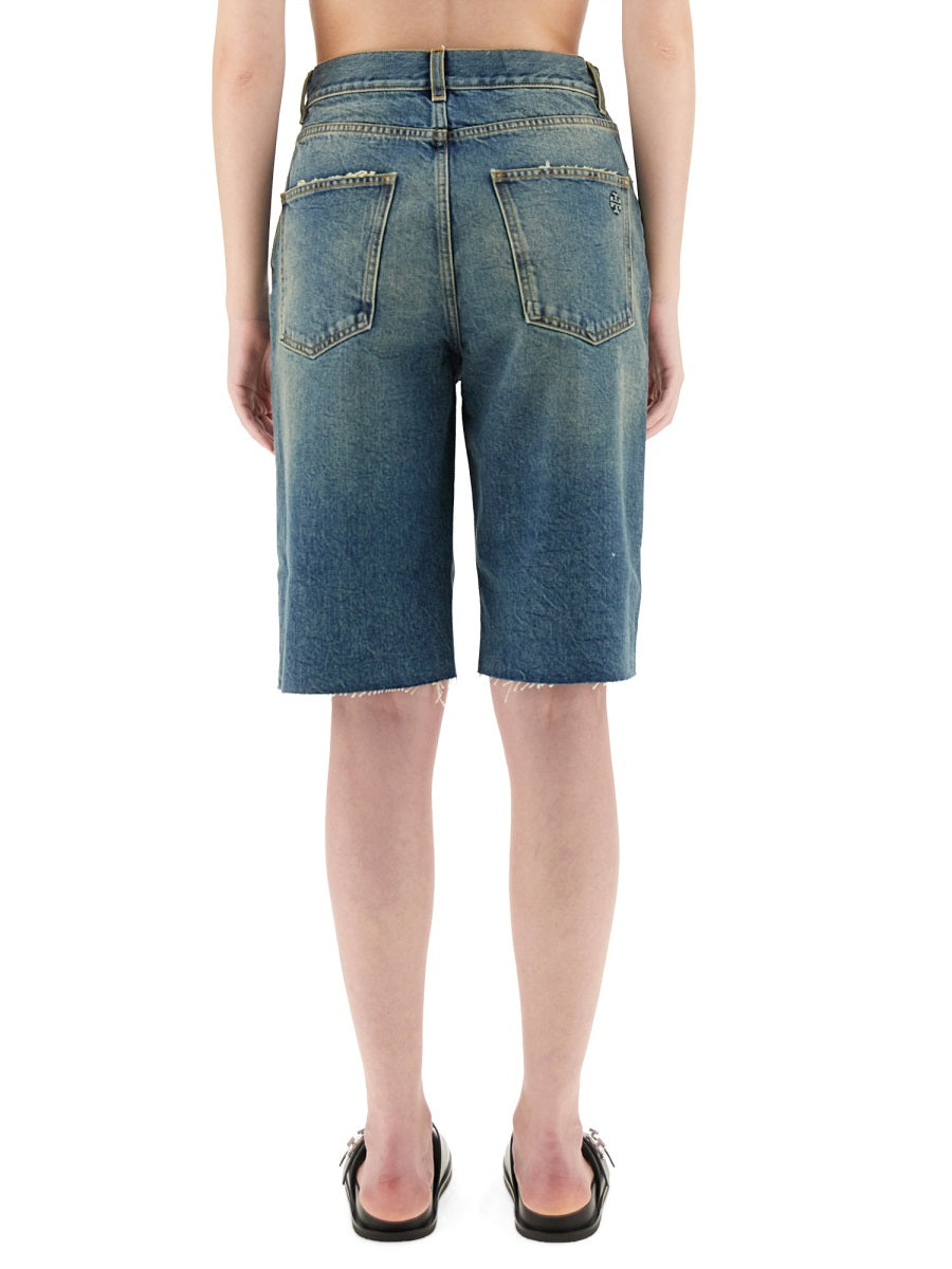 Tory Burch Shorts - Blue | Wanan Luxury