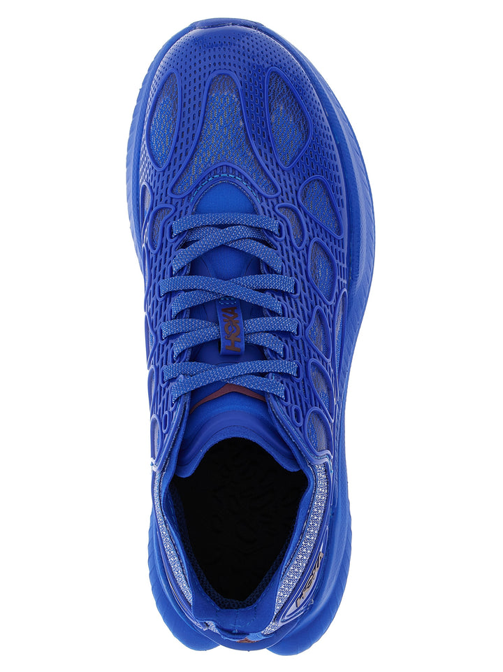 Hoka One One Mach X Caged Sneakers - Blue | 0fc4b995950c38297f2328cafd09dec493e588d5
