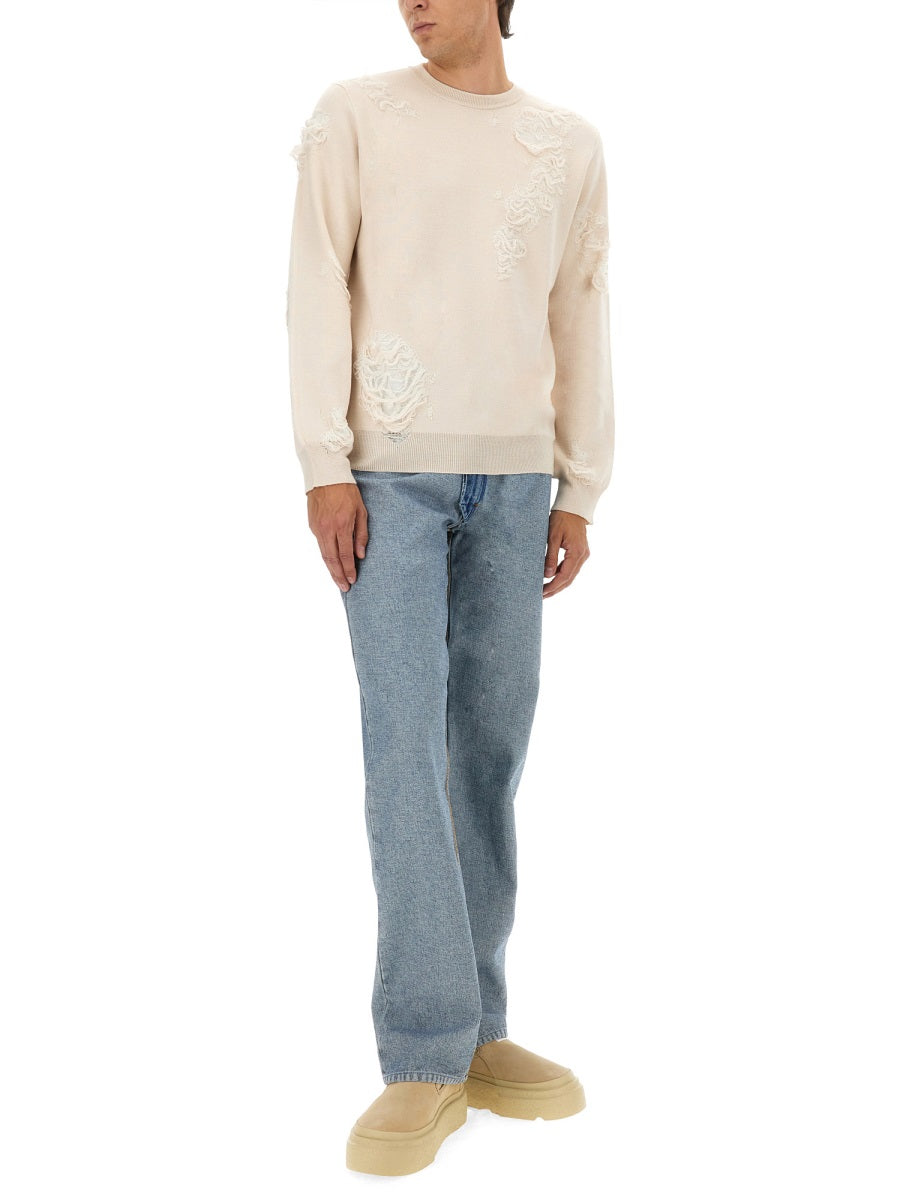 MM6 Maison Margiela Sweaters - White | Wanan Luxury