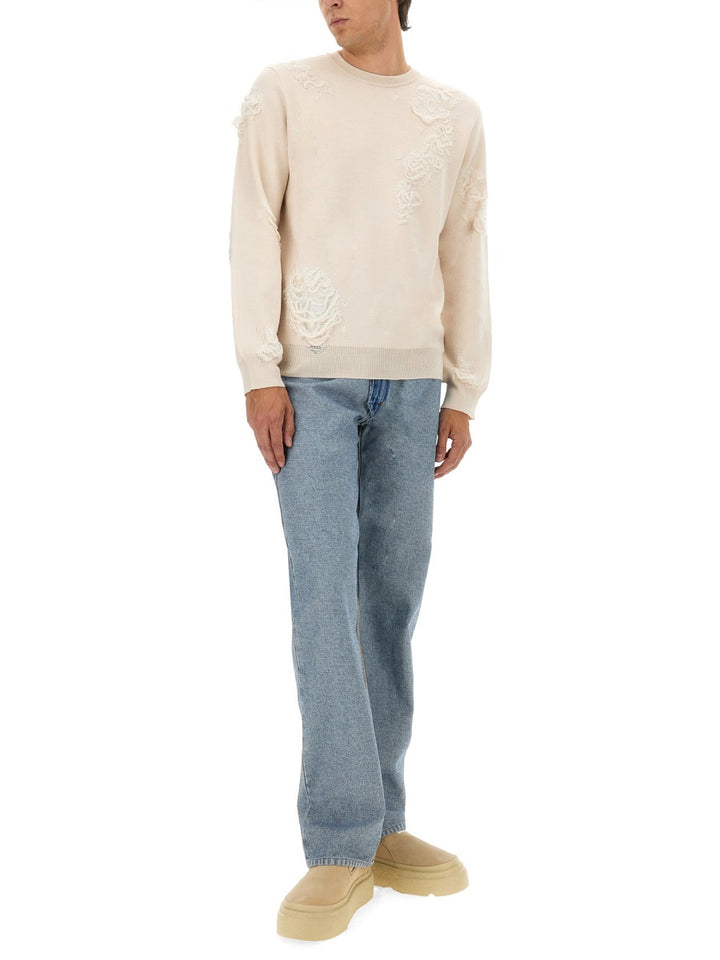 MM6 Maison Margiela Sweaters - White | Wanan Luxury