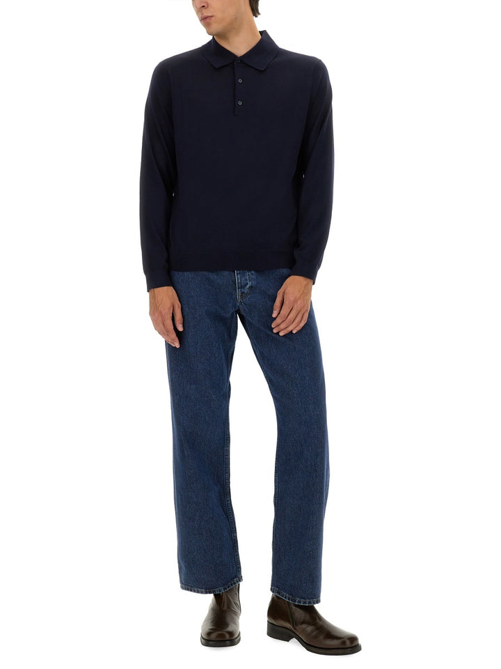 Sunflower Polo - Blue | Wanan Luxury