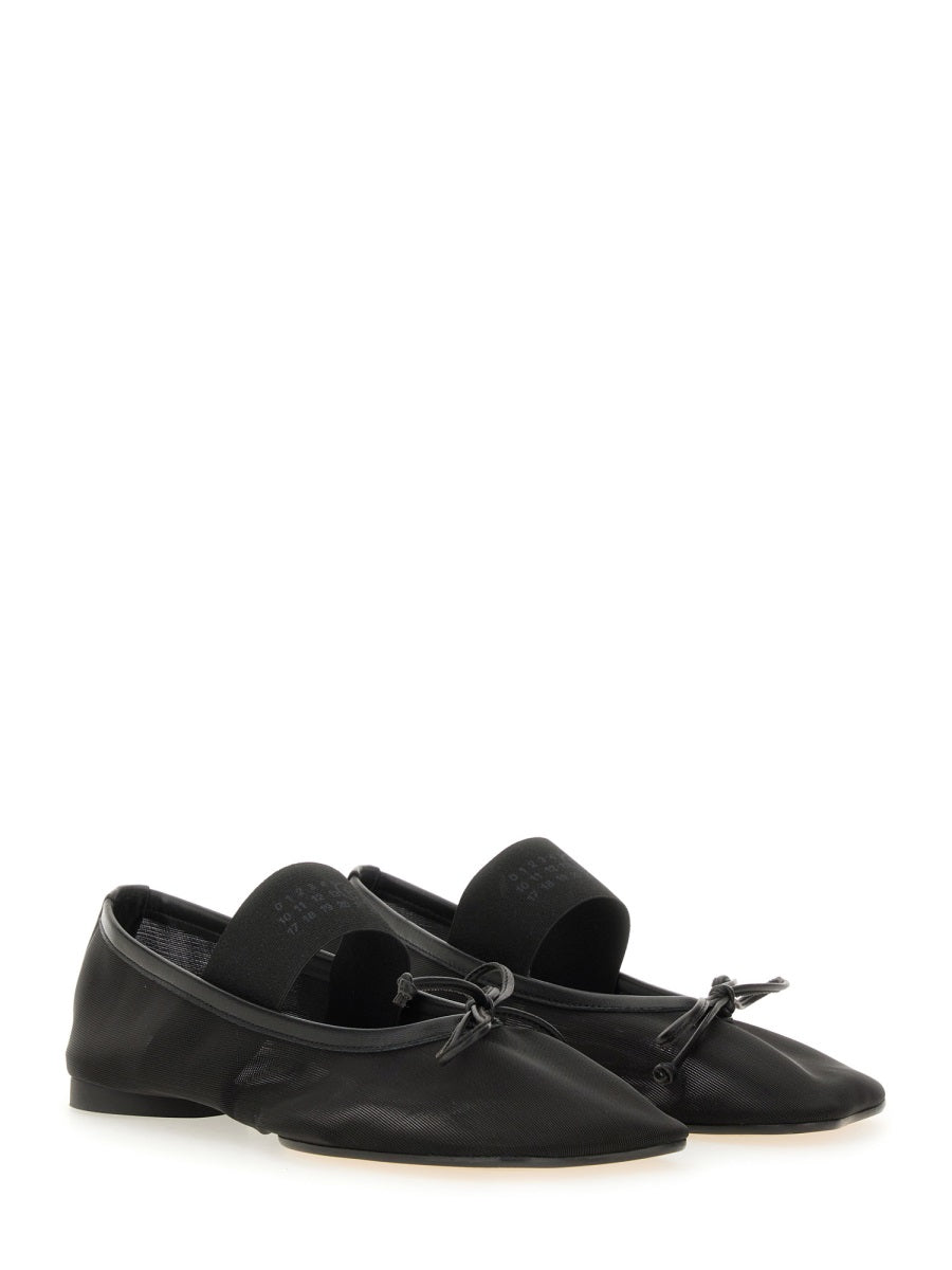MM6 Maison Margiela Flat Shoes - Black | Wanan Luxury