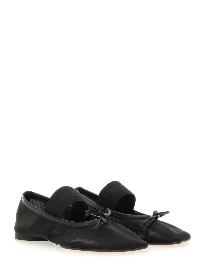 MM6 Maison Margiela Flat Shoes - Black | Wanan Luxury