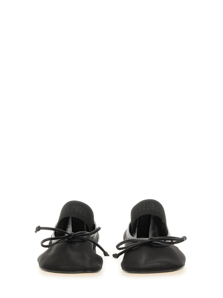 MM6 Maison Margiela Flat Shoes - Black | Wanan Luxury
