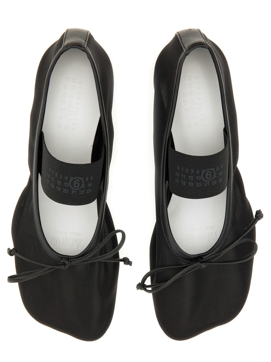 MM6 Maison Margiela Flat Shoes - Black | Wanan Luxury