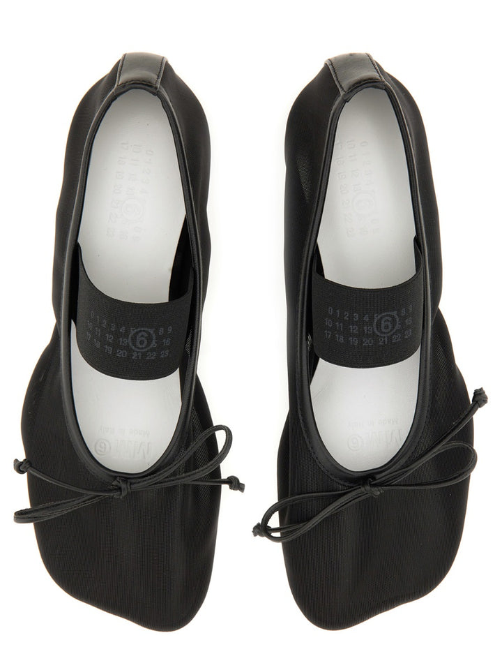 MM6 Maison Margiela Flat Shoes - Black | Wanan Luxury