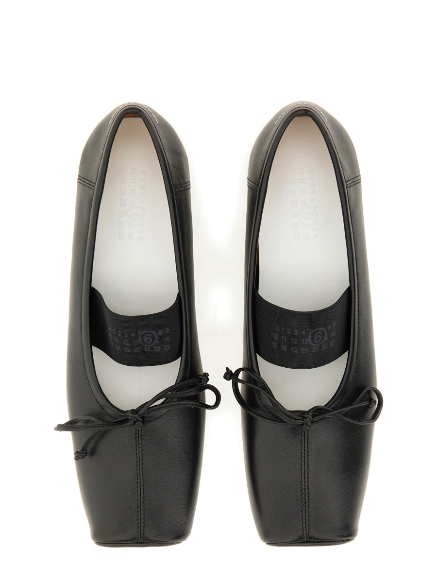 MM6 Maison Margiela Flat Shoes - Black | Wanan Luxury