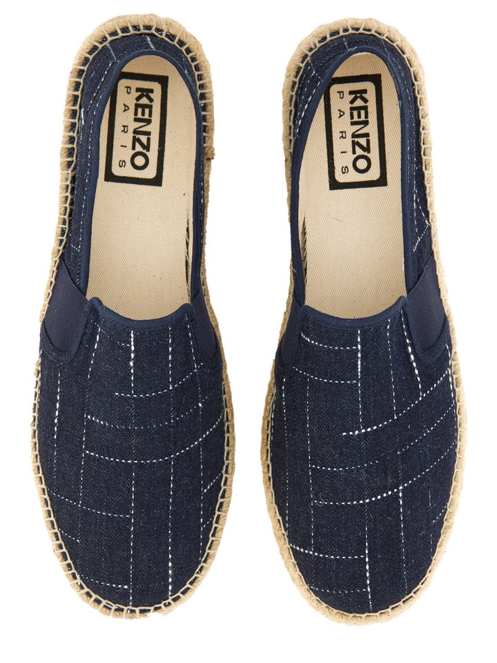 Kenzo Flat Shoes - Blue | Wanan Luxury