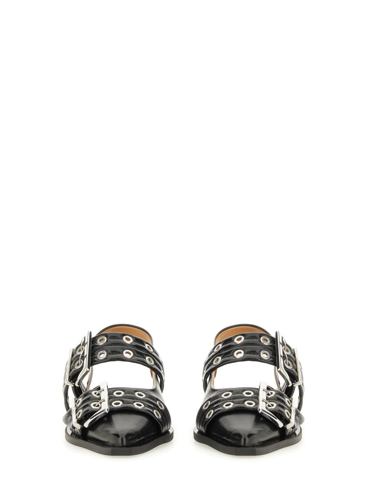 Ganni Flat Shoes - Black | Wanan Luxury