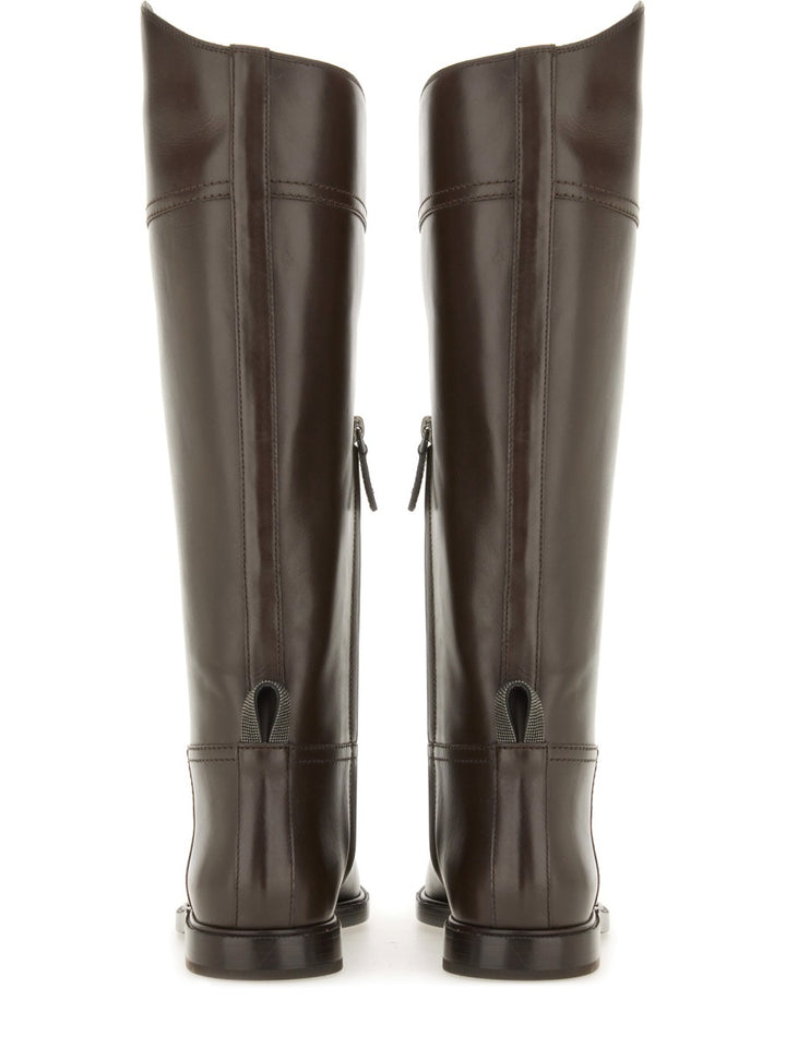 Brunello Cucinelli Boots - Brown | Wanan Luxury