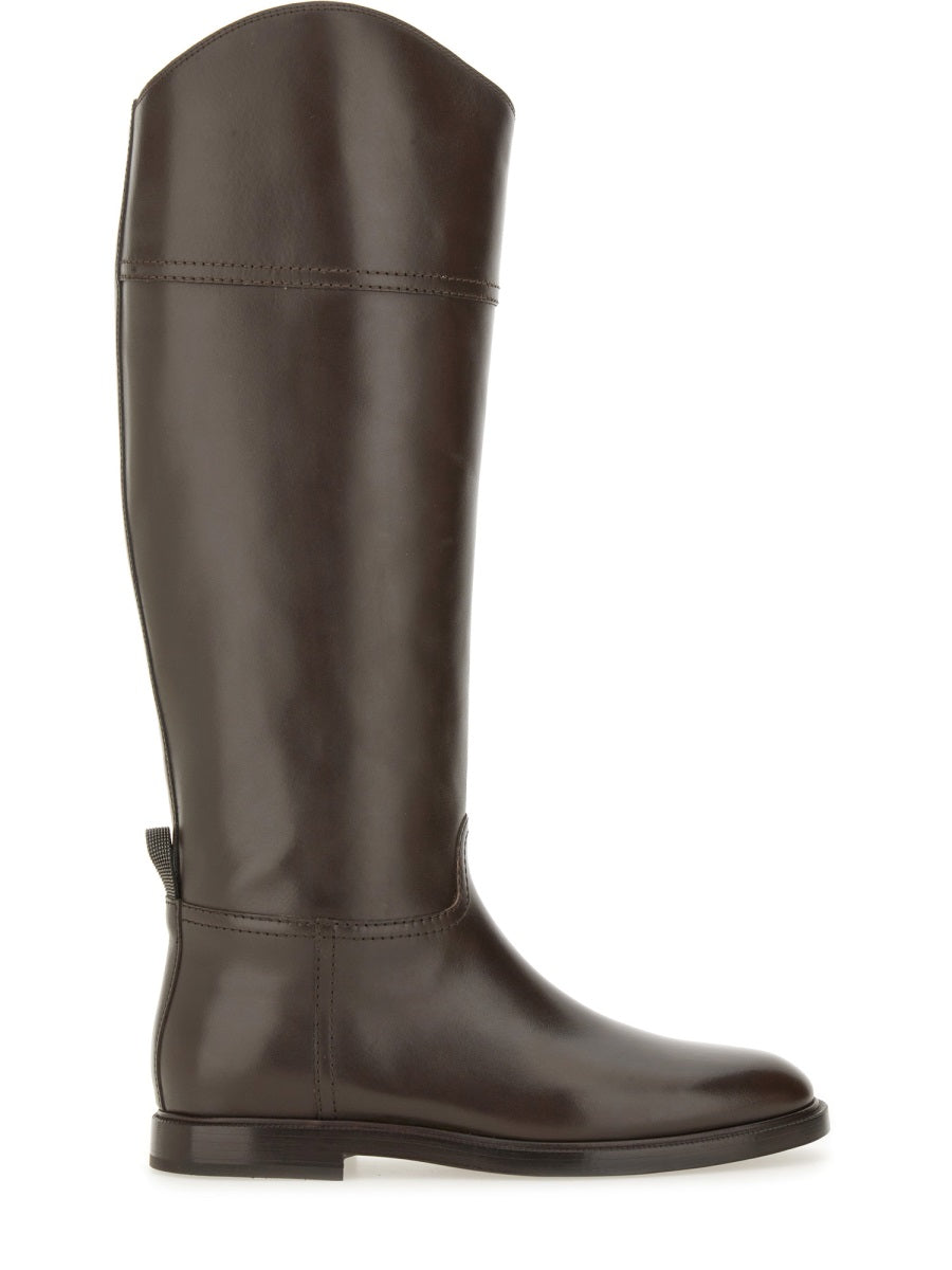 Brunello Cucinelli Boots - Brown | Wanan Luxury