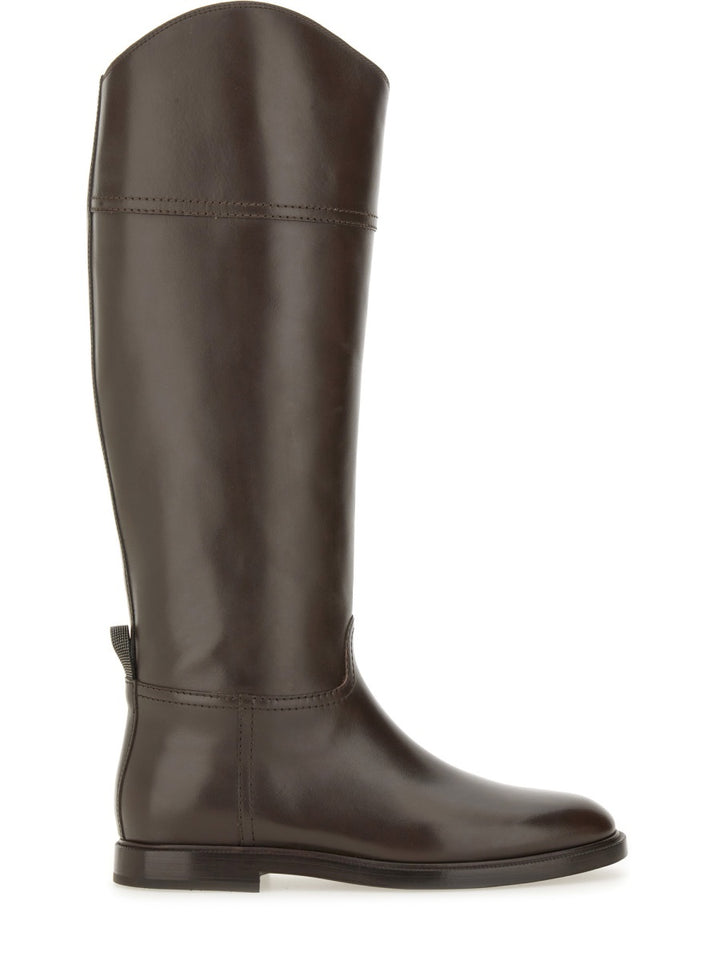 Brunello Cucinelli Boots - Brown | Wanan Luxury