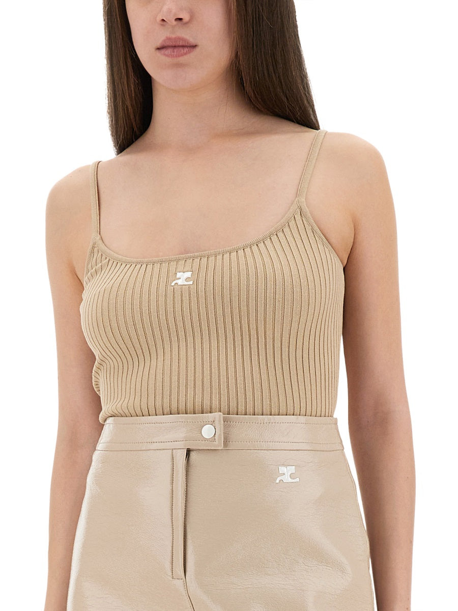 Courrèges Tops - Beige | Wanan Luxury