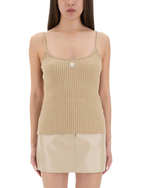 "Reedition" Knit Tank Top