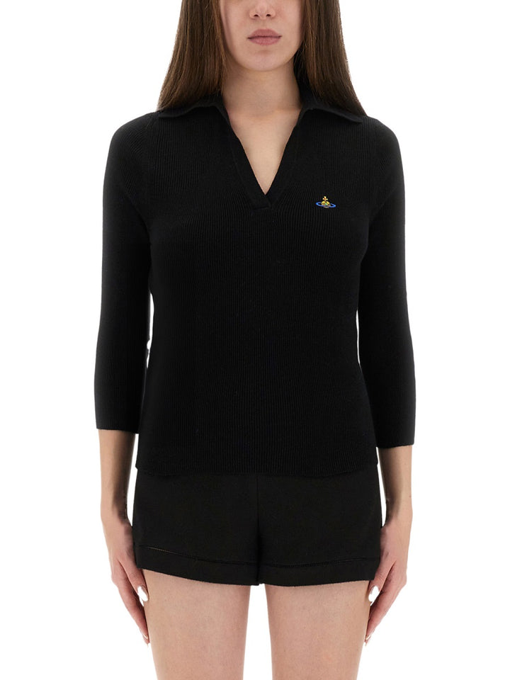 Vivienne Westwood Polo - Black | Wanan Luxury