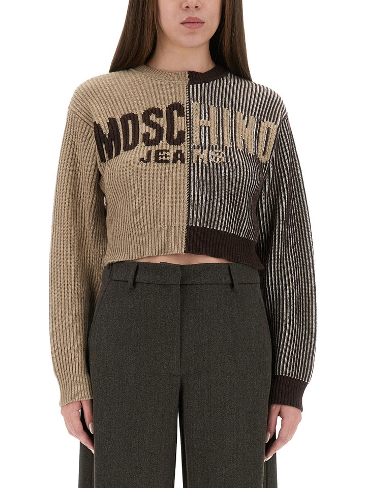 Moschino Jeans Sweaters - Brown | Wanan Luxury