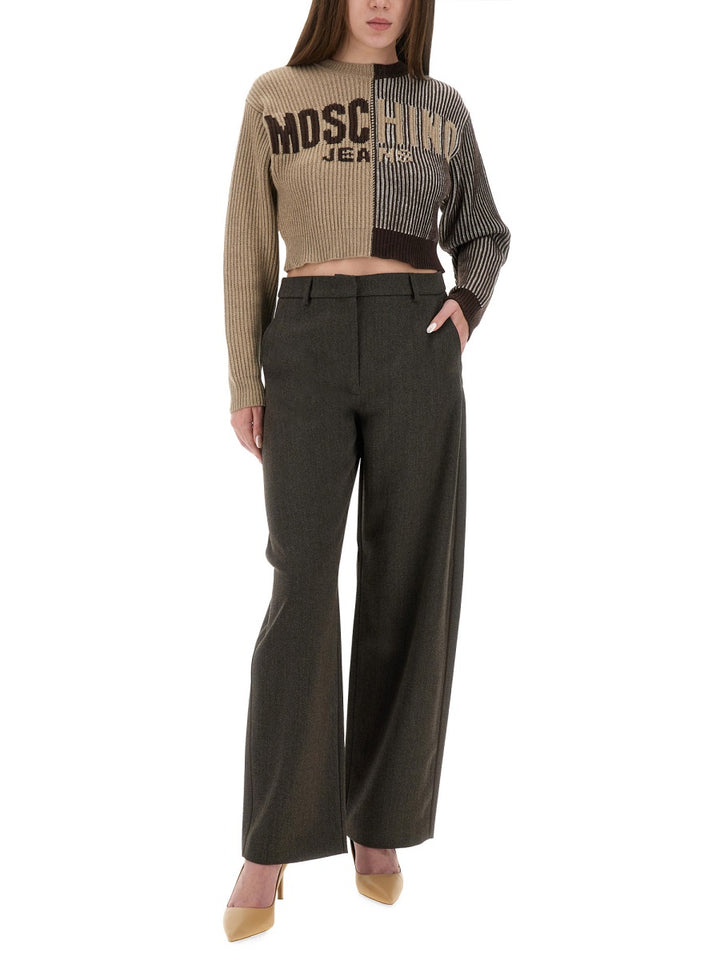 Moschino Jeans Sweaters - Brown | Wanan Luxury