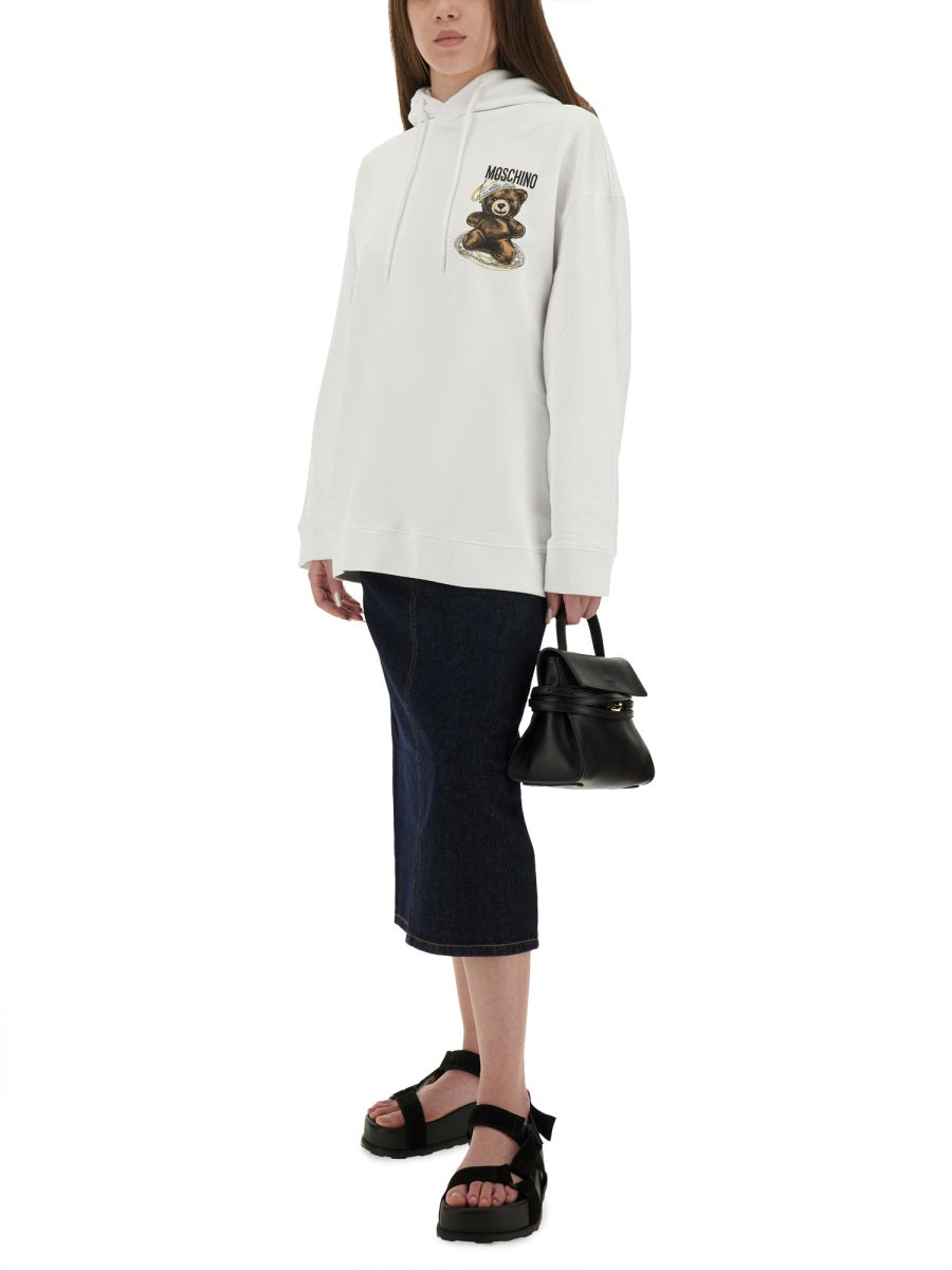 Moschino Sweatshirts - White | Wanan Luxury
