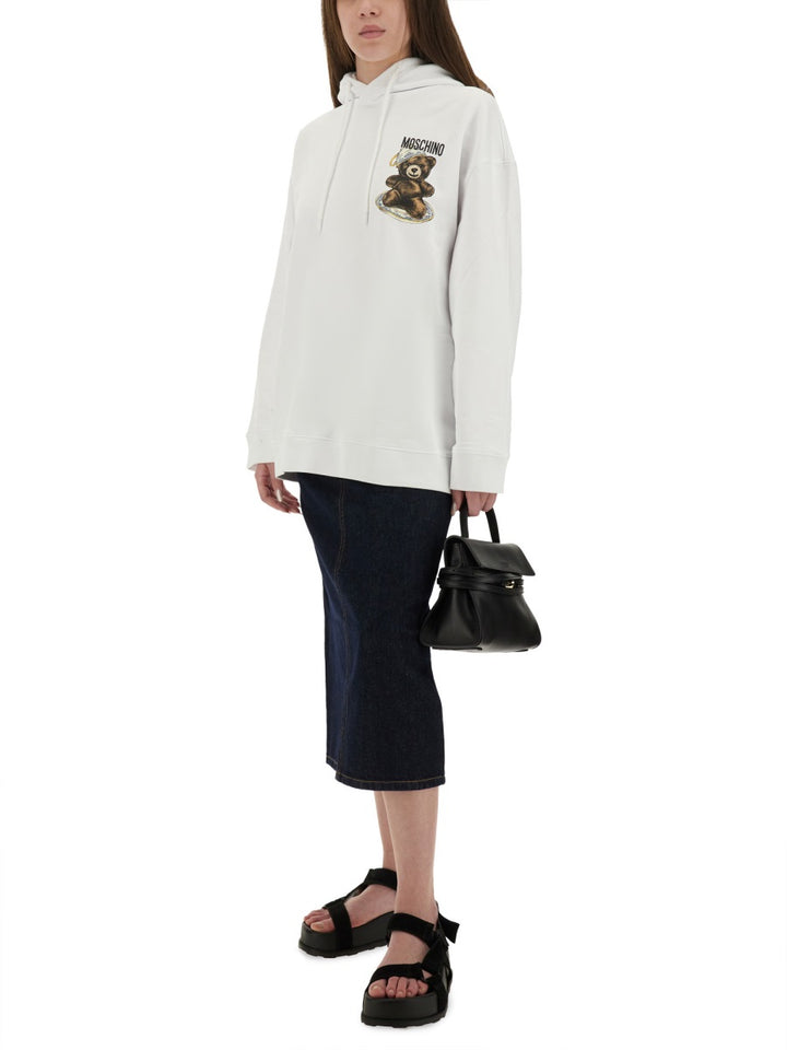 Moschino Sweatshirts - White | Wanan Luxury