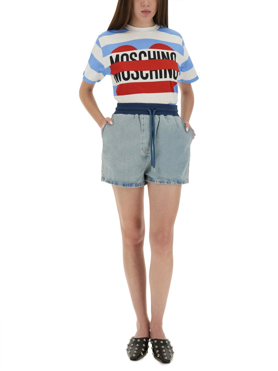 Moschino Jeans Shorts - Blue | Wanan Luxury