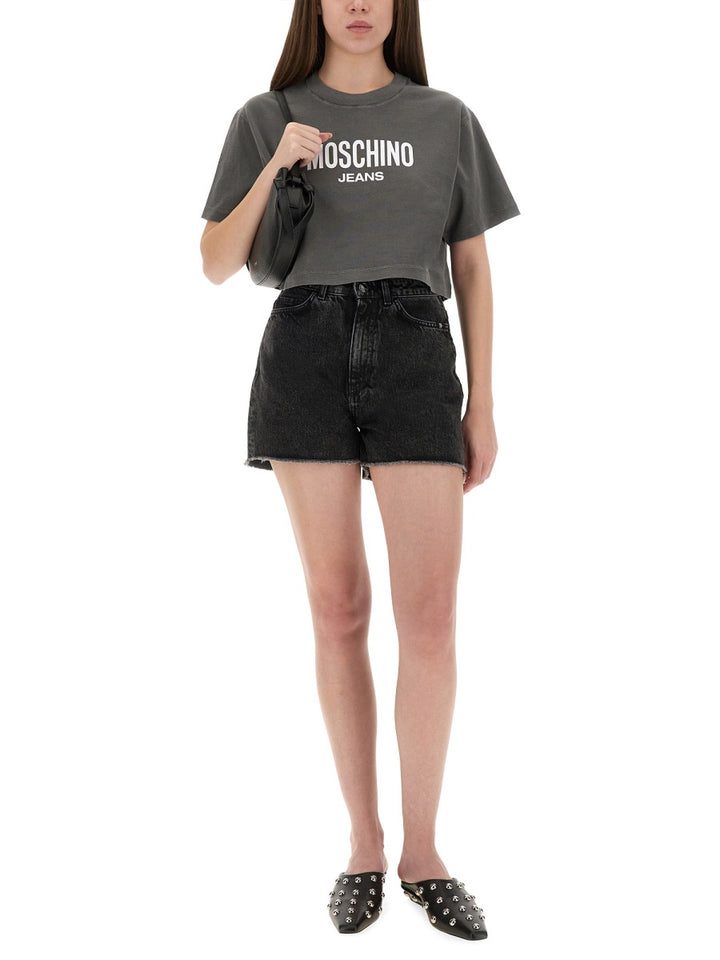 Moschino Jeans T shirts - Grey | Wanan Luxury