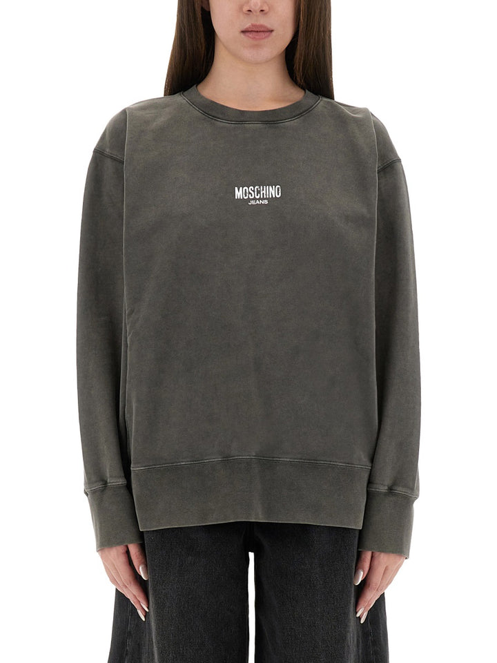 Moschino Jeans Sweatshirts - Grey | Wanan Luxury