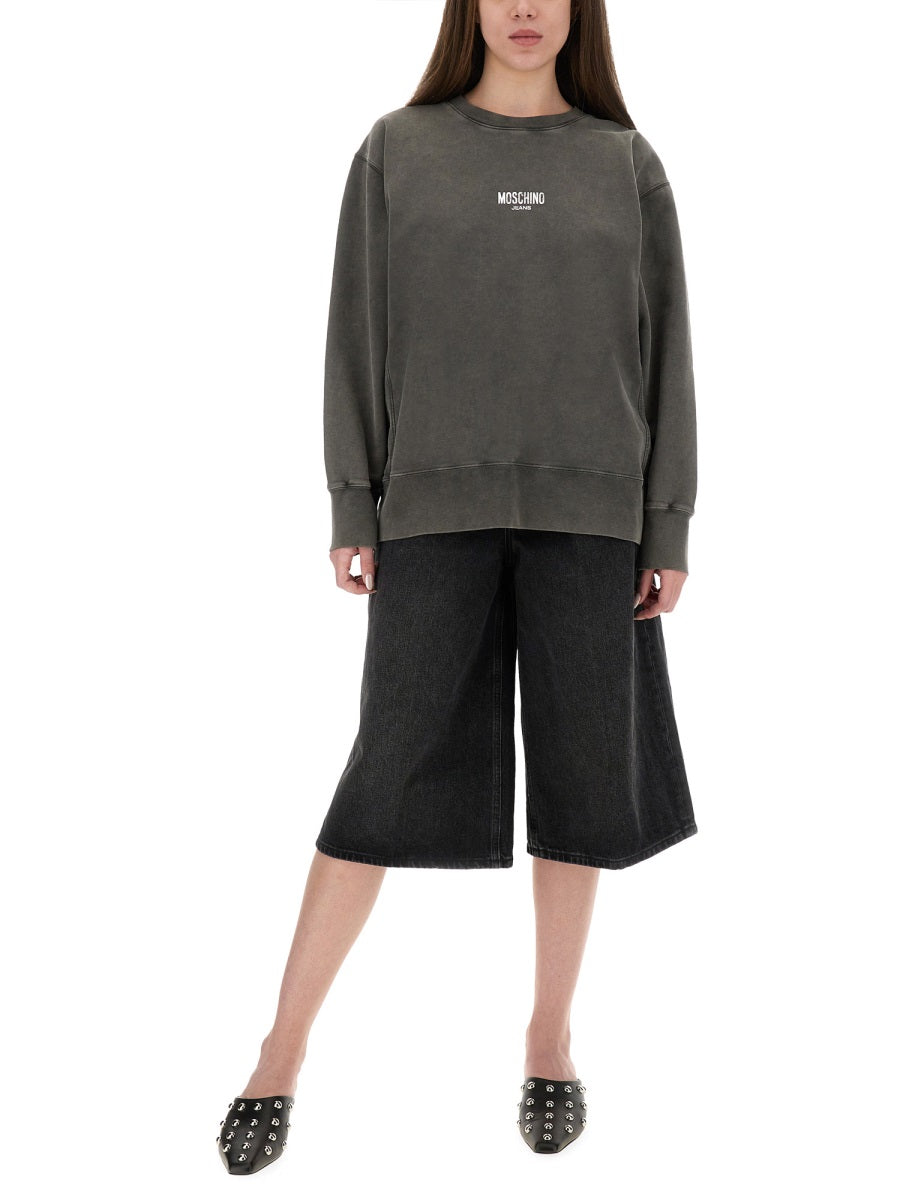 Moschino Jeans Sweatshirts - Grey | Wanan Luxury