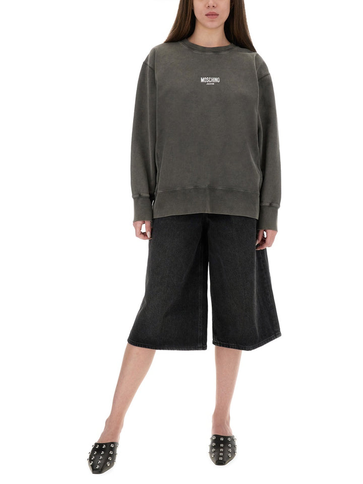 Moschino Jeans Sweatshirts - Grey | Wanan Luxury