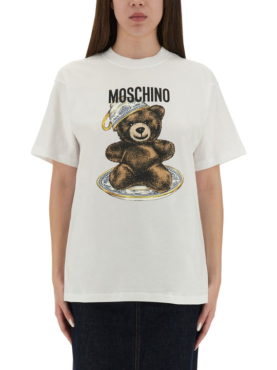 T-Shirt With "Teddy" Print