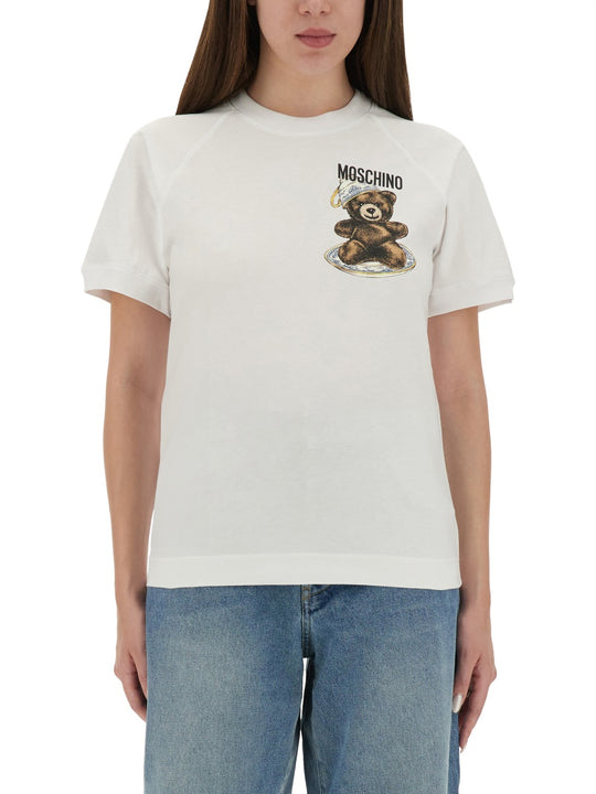 T-Shirt With "Teddy" Print