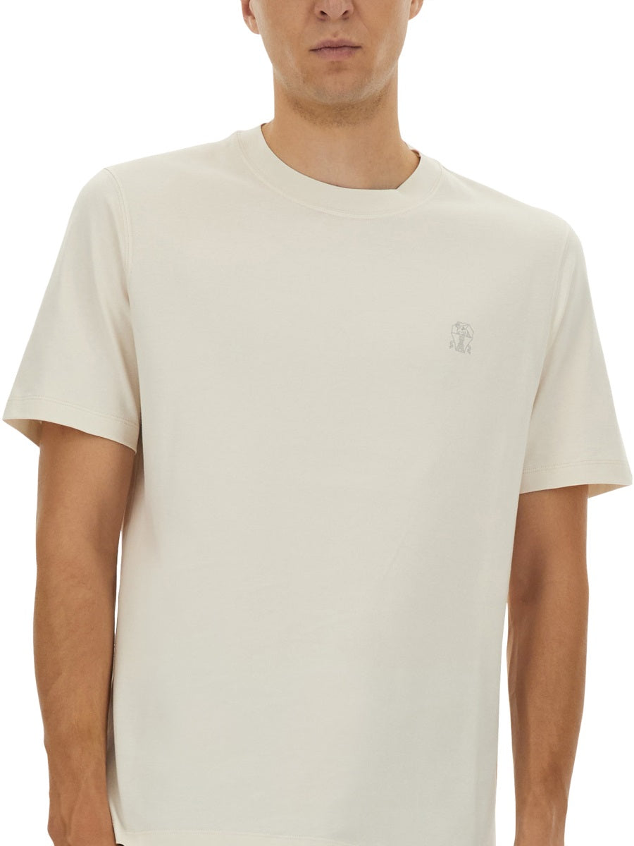 Brunello Cucinelli T shirts - White | Wanan Luxury