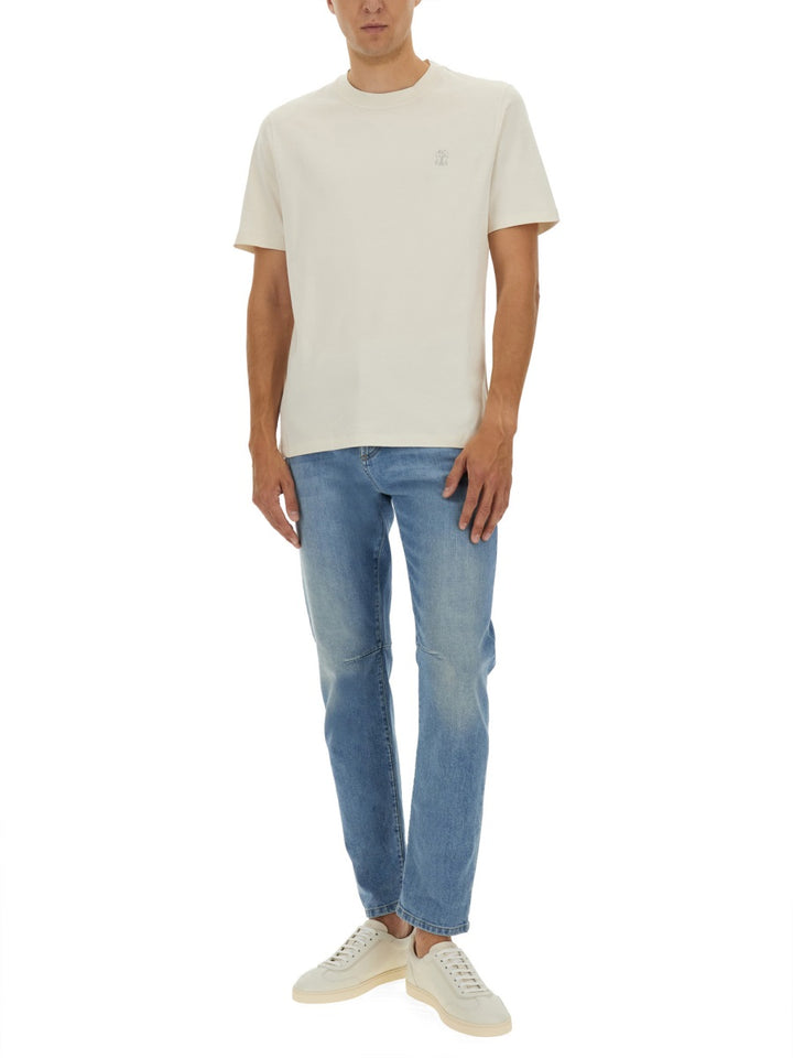 Brunello Cucinelli T shirts - White | Wanan Luxury