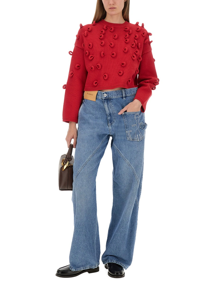 JW Anderson Sweaters - Red | Wanan Luxury