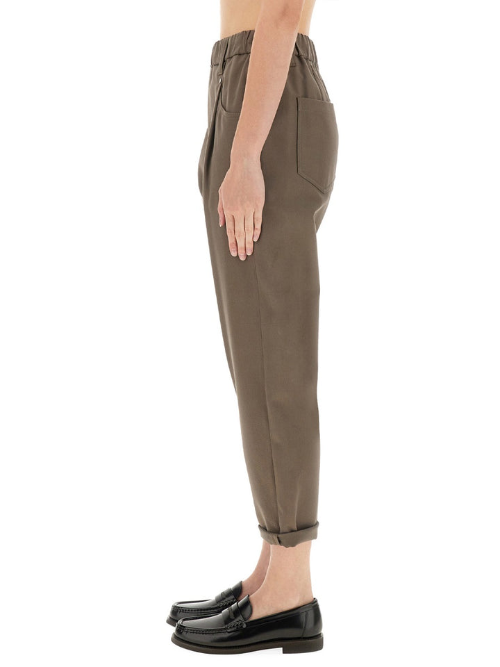 Brunello Cucinelli Pants - Brown | Wanan Luxury