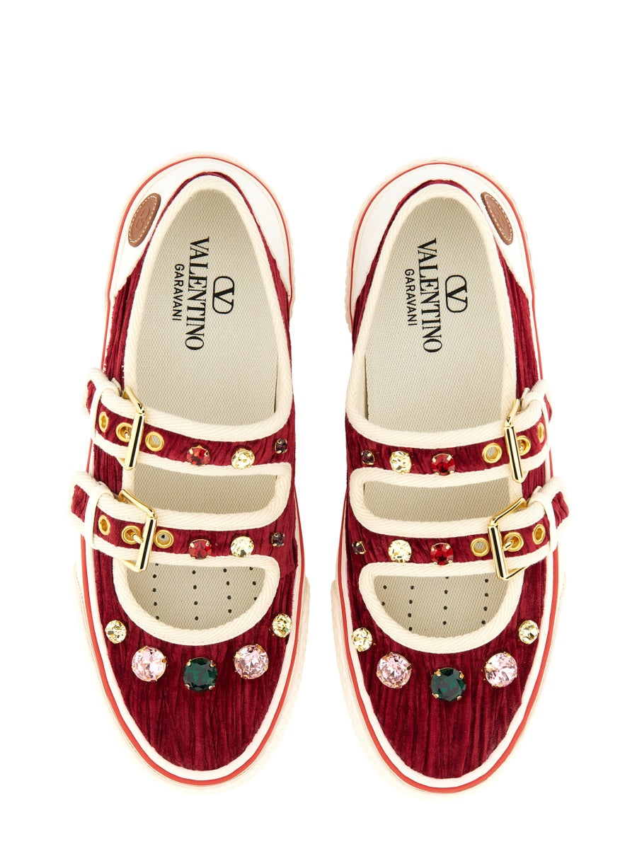 Valentino Garavani Sneakers - Burgundy | Wanan Luxury