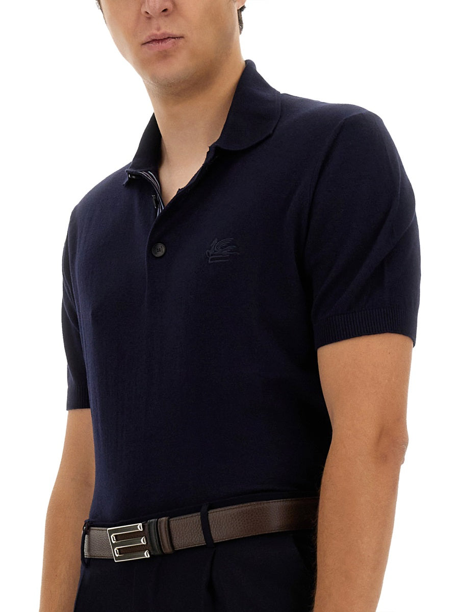 Etro Polo - Blue | Wanan Luxury
