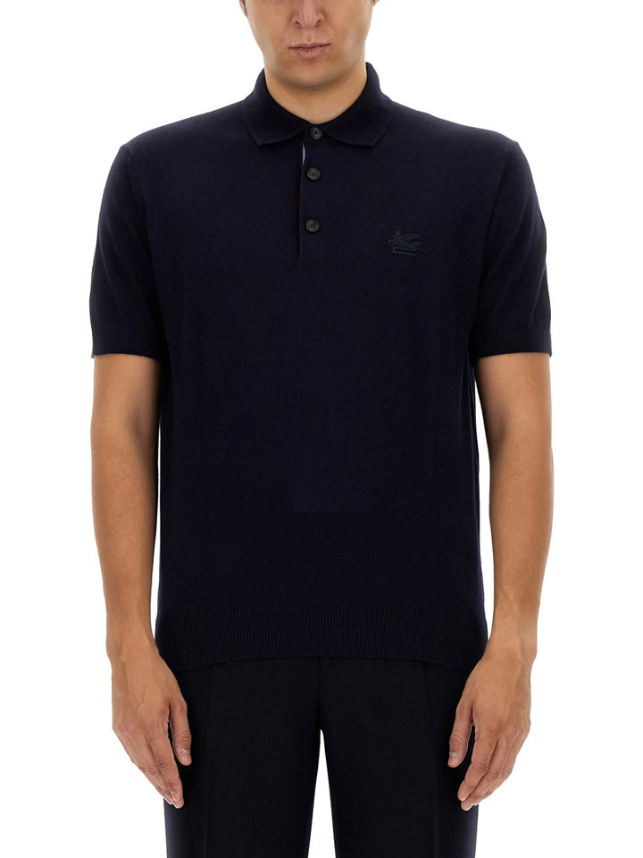 Etro Polo - Blue | Wanan Luxury