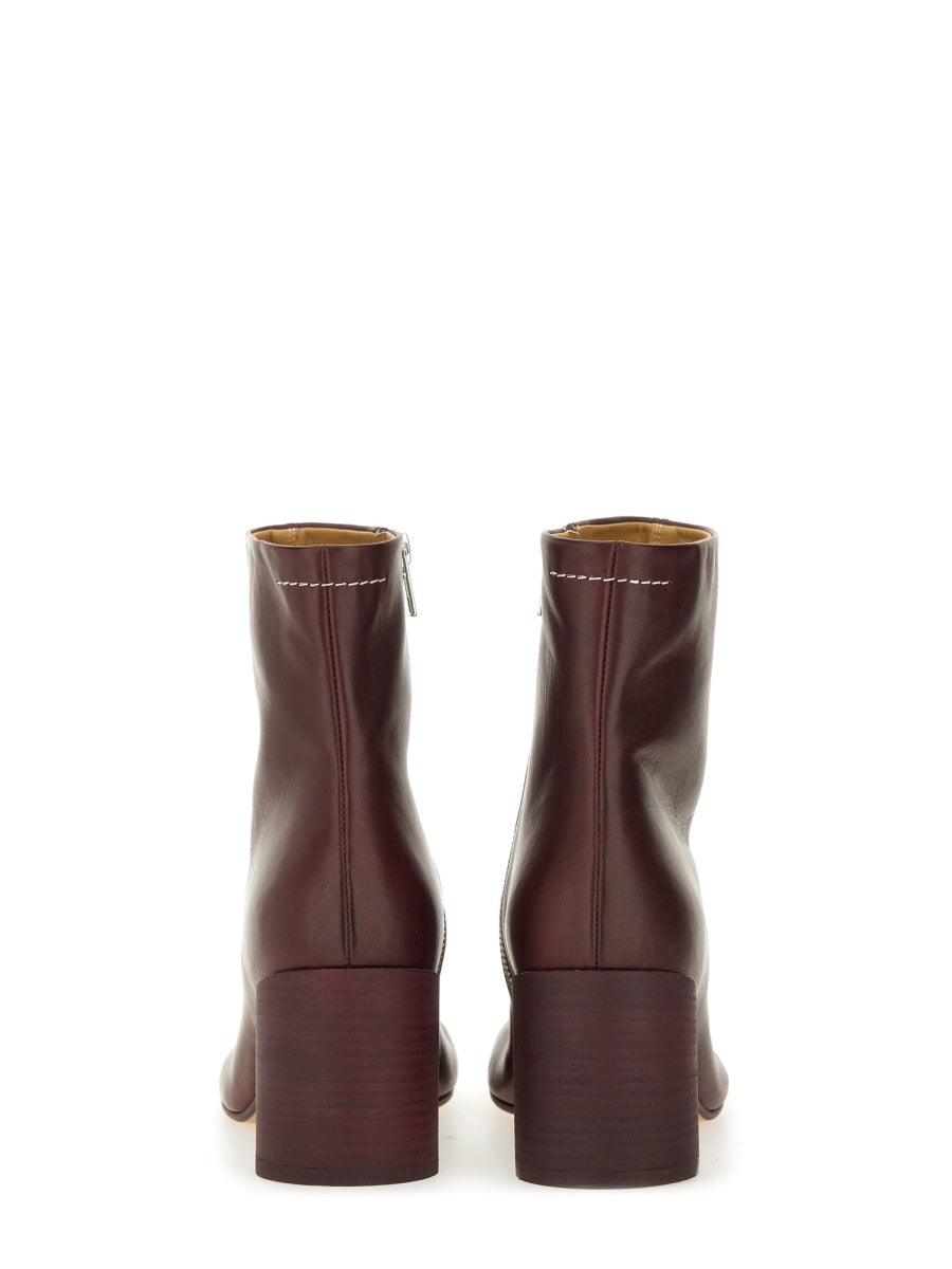MM6 Maison Margiela Boots - Burgundy | Wanan Luxury