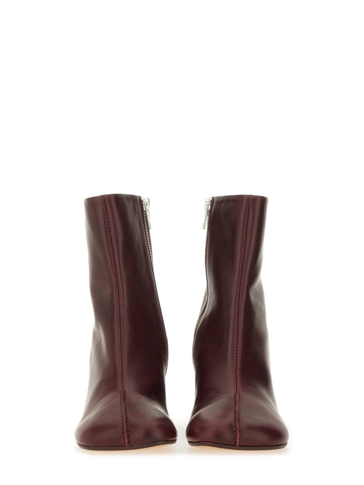 MM6 Maison Margiela Boots - Burgundy | Wanan Luxury