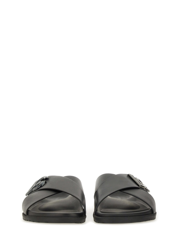 Dolce & Gabbana Sandals - Black | Wanan Luxury
