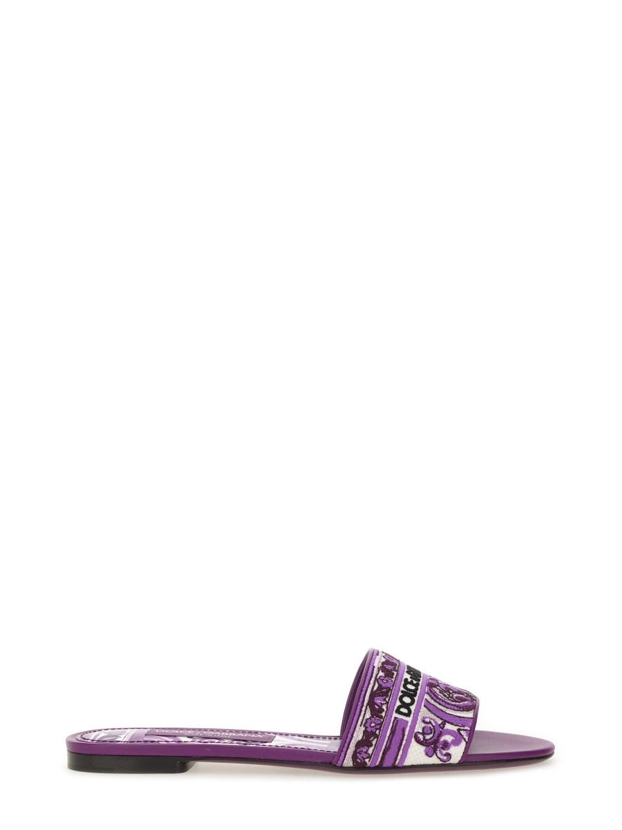 Dolce & Gabbana Sandals - Purple | Wanan Luxury