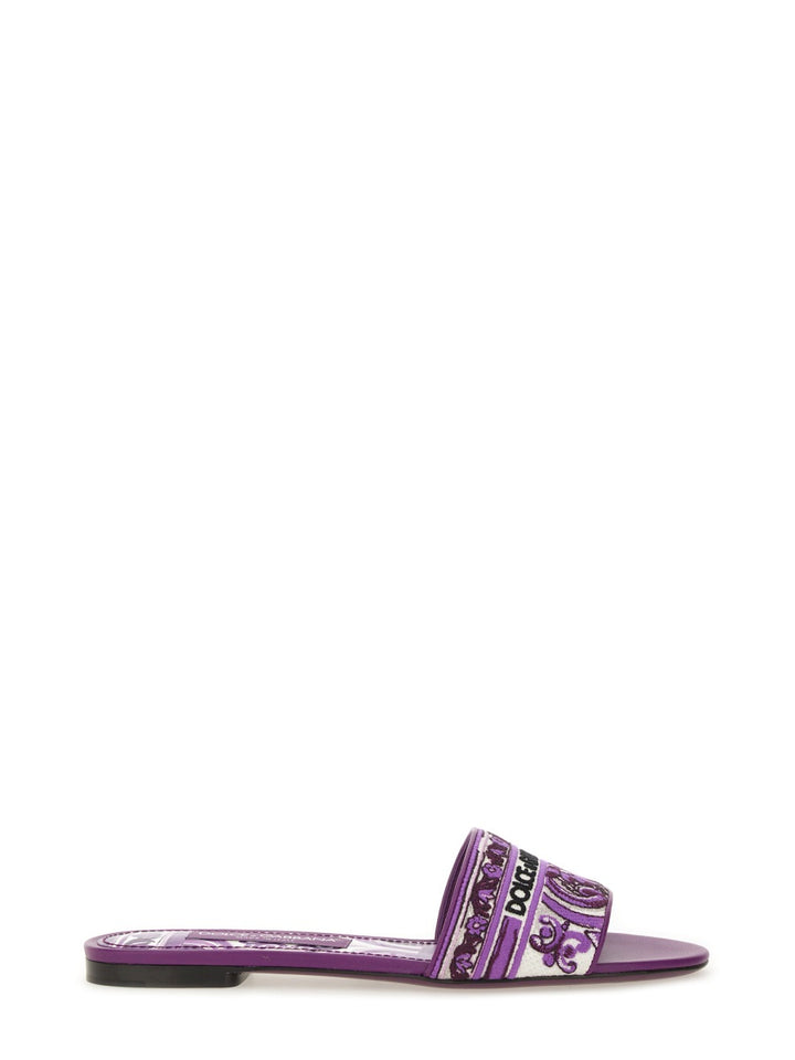 Dolce & Gabbana Sandals - Purple | Wanan Luxury