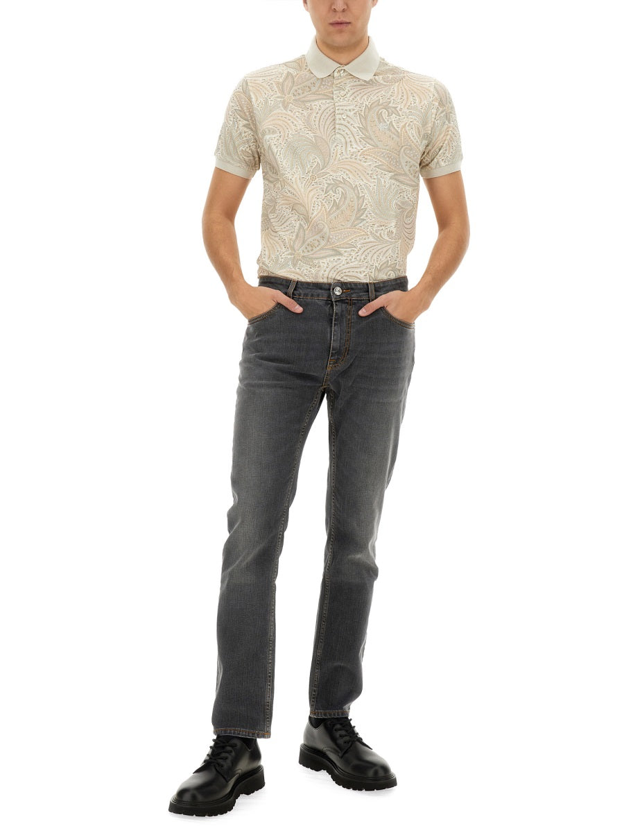 Etro Polo - White | Wanan Luxury