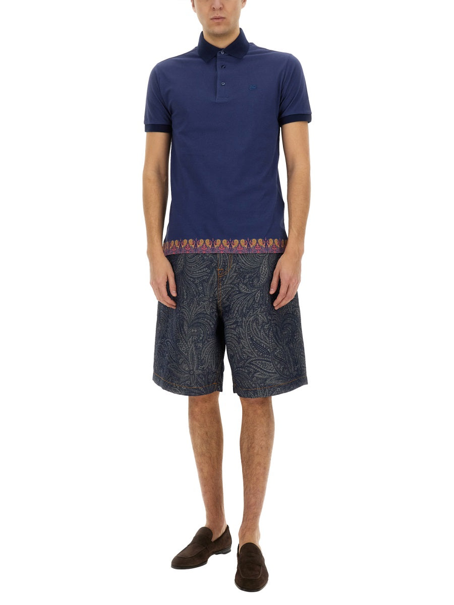 Etro Polo - Blue | Wanan Luxury
