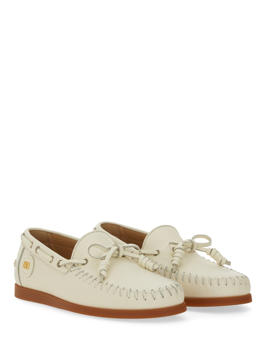 Valentino Garavani Loafers - White | Wanan Luxury